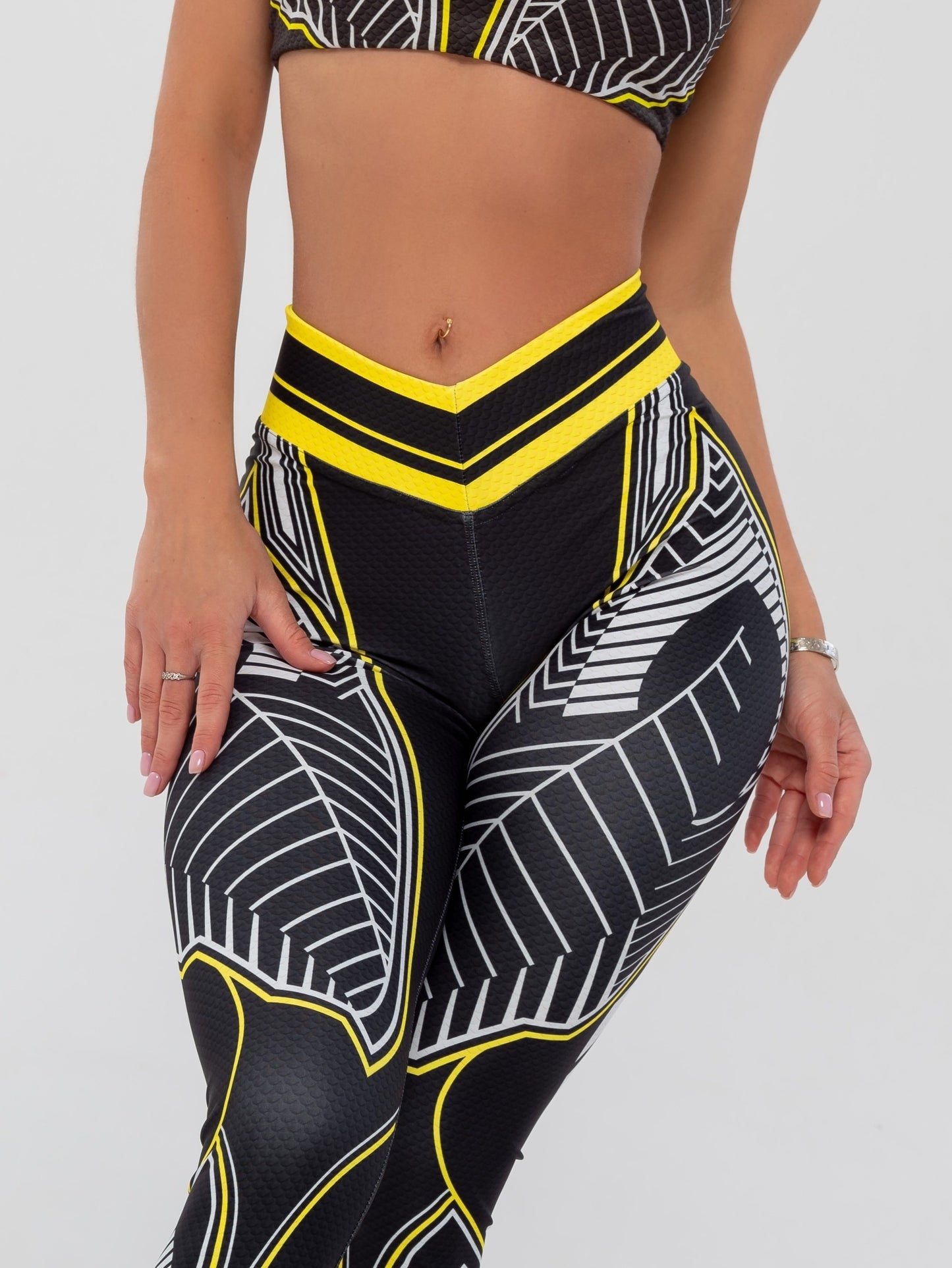 Legíny High Waist zvedající zadeček
