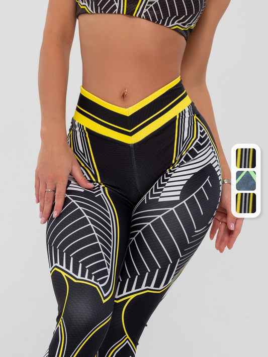Legíny High Waist zvedající zadeček