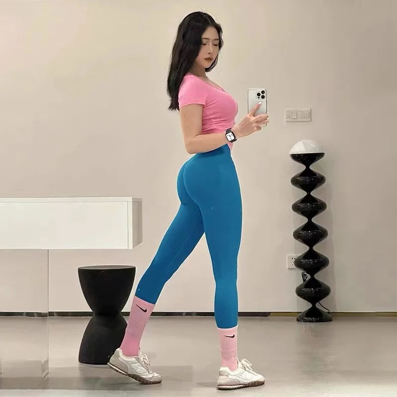Yoga  High Waist legíny pro krásný zadeček