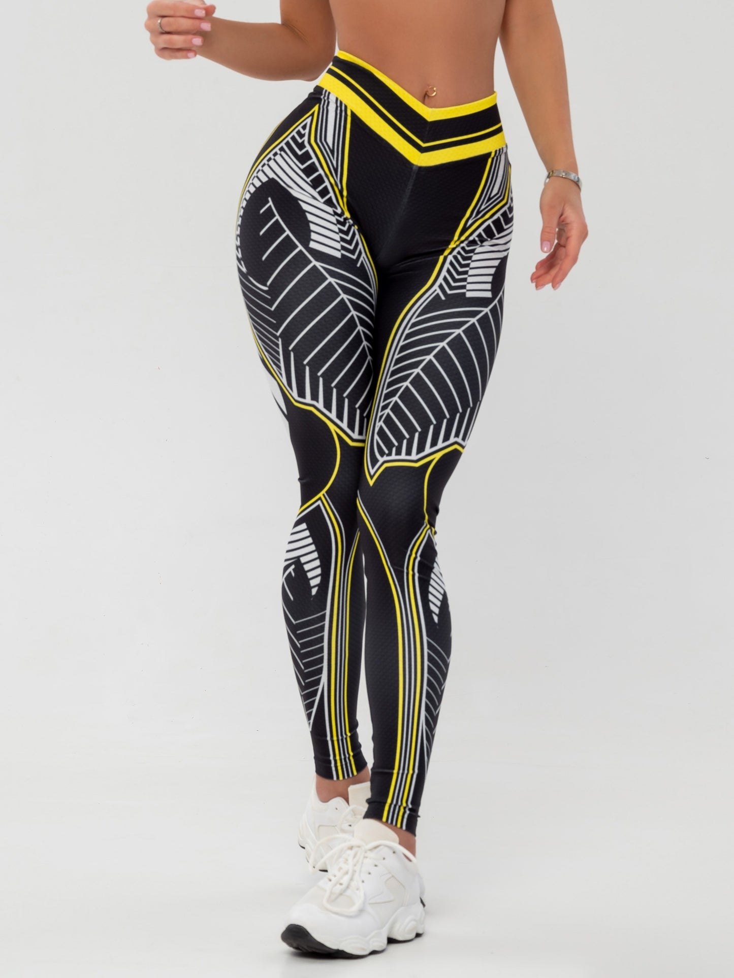 Legíny High Waist zvedající zadeček